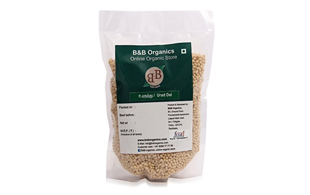B&B Organics Urad Dal    Pack  2 kilogram